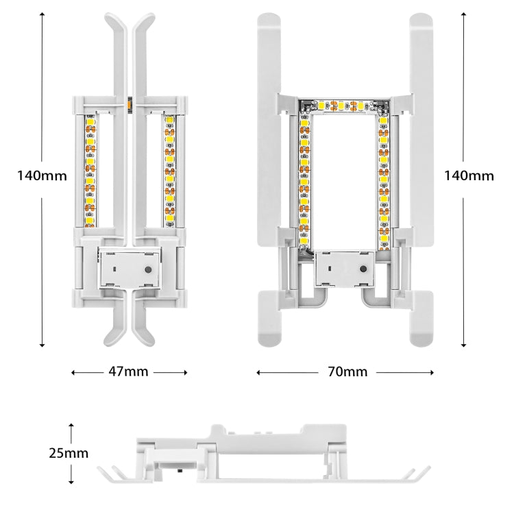 STARTRC 1109190 for DJI Mini 2 / Mavic Mini Foldable Quick Release Anti-collision Landing Gear Height Extender Holder with LED Night Indicator Light, For DJI Mini 2 with LED Night Indicator